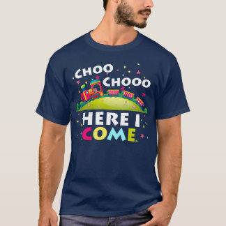 Locomotive Choo Choo Boys Girls Railroad T-Shirt
