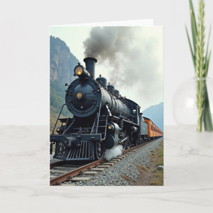 Locomotive Fathers Day Card