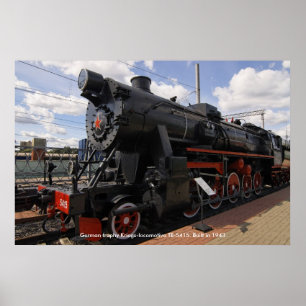 Locomotive, German trophy Kriegs-locomotive TE-... Poster