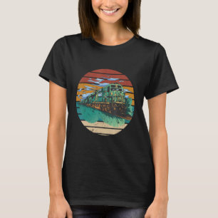 Locomotive I Love Trains Railroad Conductor Rail T T-Shirt
