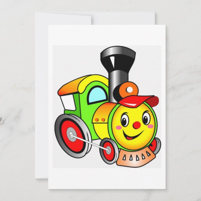 Locomotive  invitation (Front)