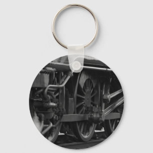 Locomotive mechanic school key ring