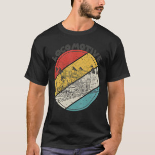 Locomotive Railway Conductor Railroad Train Steam T-Shirt