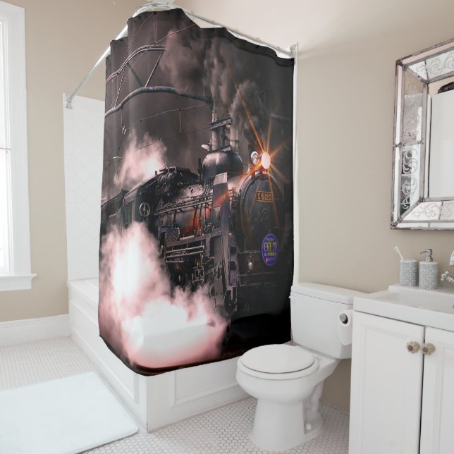 Locomotive  shower curtain (In Situ)