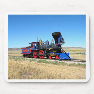 Locomotive Steam Engine Train Photo Mouse Pad