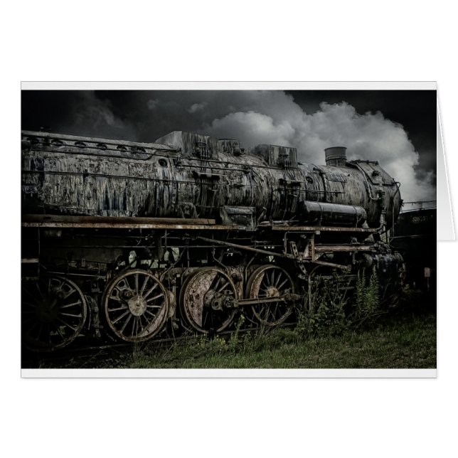 locomotive steam engine train rail railway (Front Horizontal)