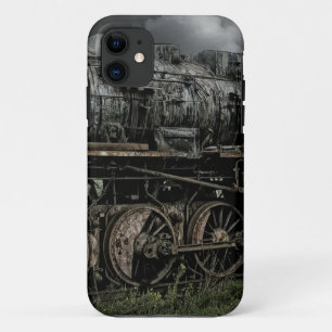 locomotive steam engine train rail railway iPhone 11 case