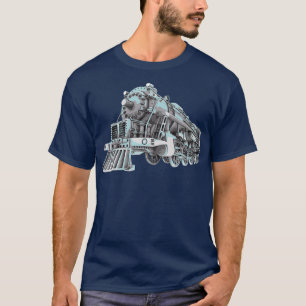 Locomotive steam locomotive railroad train 5 T-Shirt
