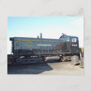 Locomotive. Strasburg Railroad Postcard