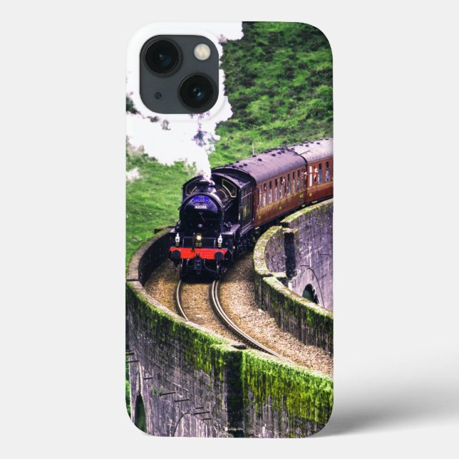 Locomotive Train on Bridge Case-Mate iPhone Case (Back)