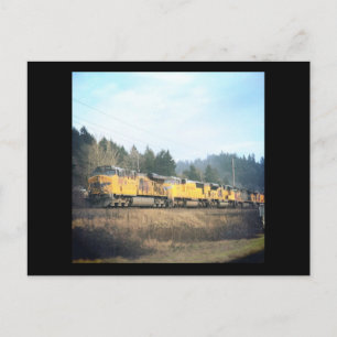 Locomotive Train Postcard