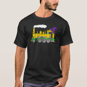 Locomotive Train Witch hat Lazy Halloween Costume  T-Shirt