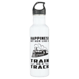 Locomotive Trains Railroad Train Driver Gift Idea 710 Ml Water Bottle