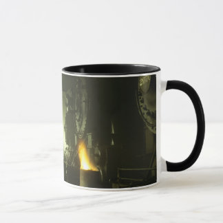 Locomotives in the Roundhouse Mug