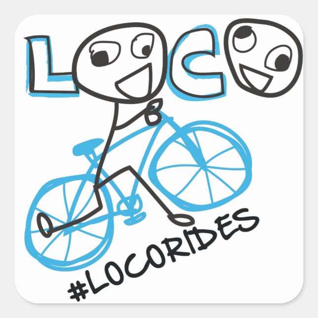 LOCORides sticker (Front)