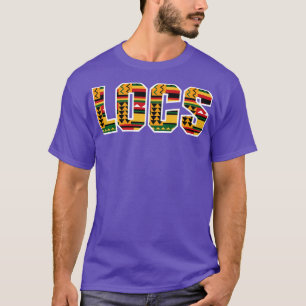 Locs Kente Pattern T-Shirt