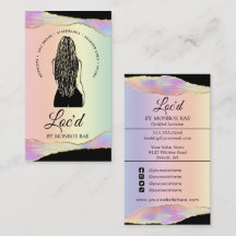 Loctitian & Loc Stylist Beauty Salon Rainbow Holo 