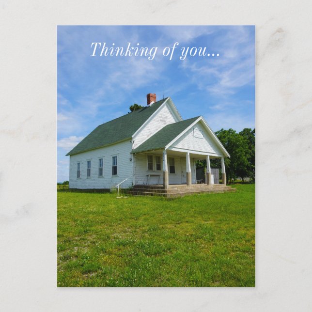 Locust Prairie School Postcard (Front)