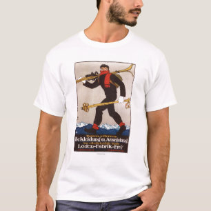 Loden Ski Clothes Skiing Advertisement Poster T-Shirt