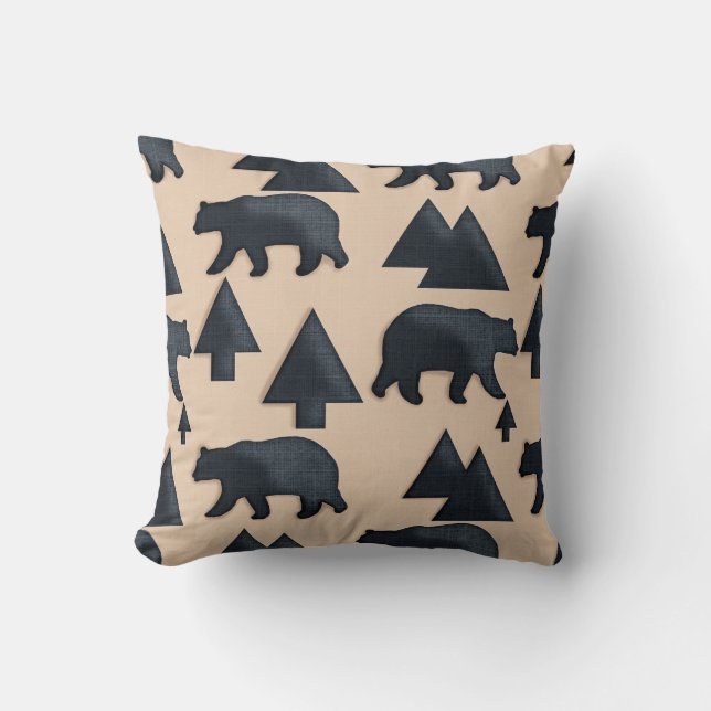 Lodge Black Bear Cushion (Front)