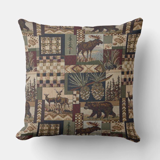 "Lodge/Cabin THROW PILLOW (Front)