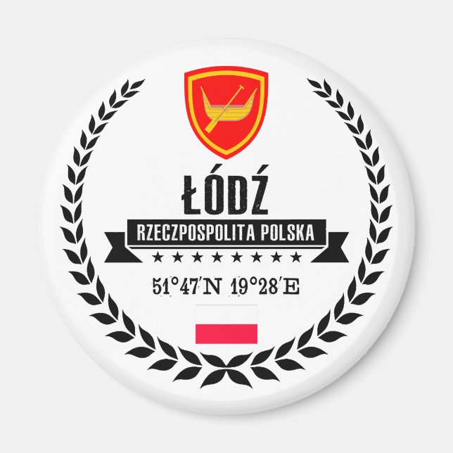 Łódź Magnet (Front)