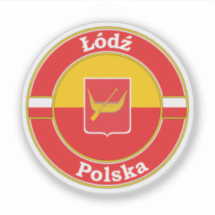 Lodz Poland Circle Emblem