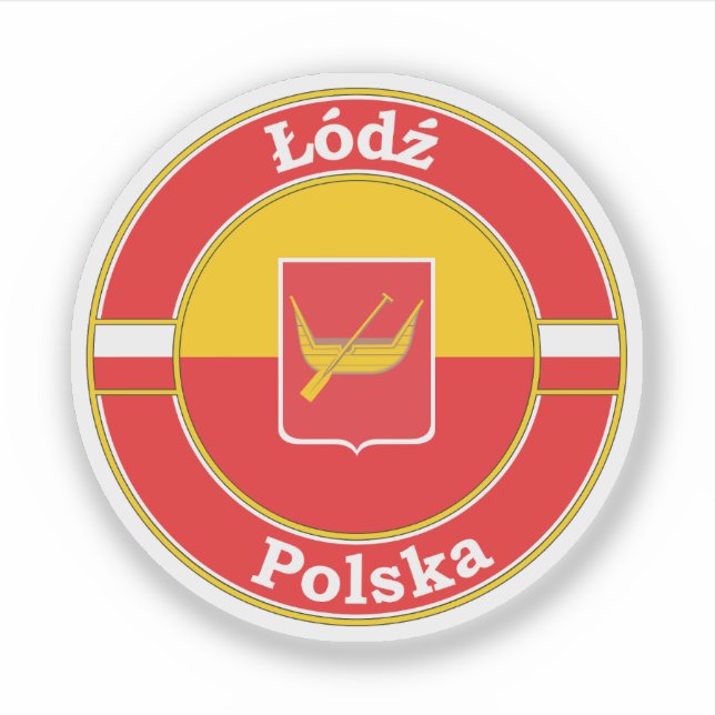 Lodz Poland Circle Emblem (Front)