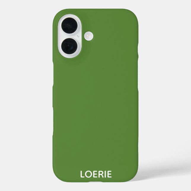 Loerie green colour name Case-Mate iPhone case (Back)
