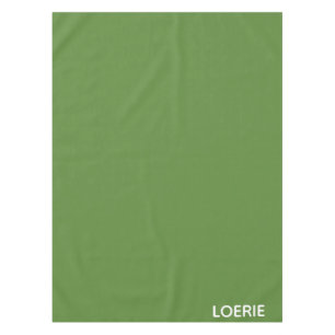 Loerie green colour name tablecloth