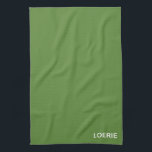 Loerie green colour name tea towel<br><div class="desc">Loerie green colour name</div>
