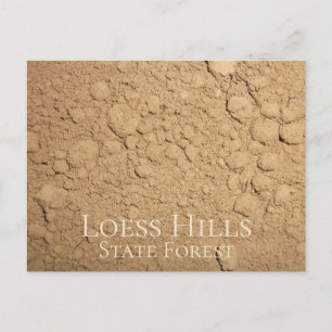 Loess Dirt, Loess Hills State Forest, Iowa Postcard