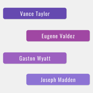 Lofi Aesthetic Colours Waterproof Name Labels