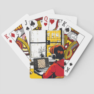 Lofi Chess Art Playing Cards