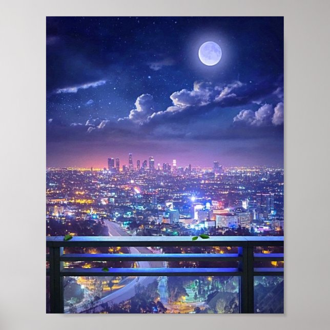 Lofi City  Poster (Front)