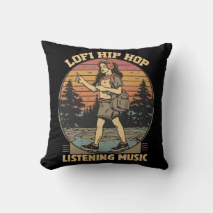 Lofi hip hop chillhop music cushion