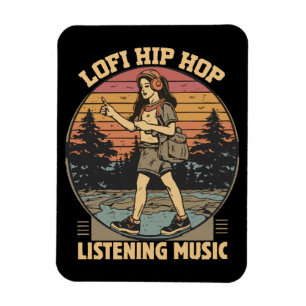 Lofi hip hop chillhop music magnet