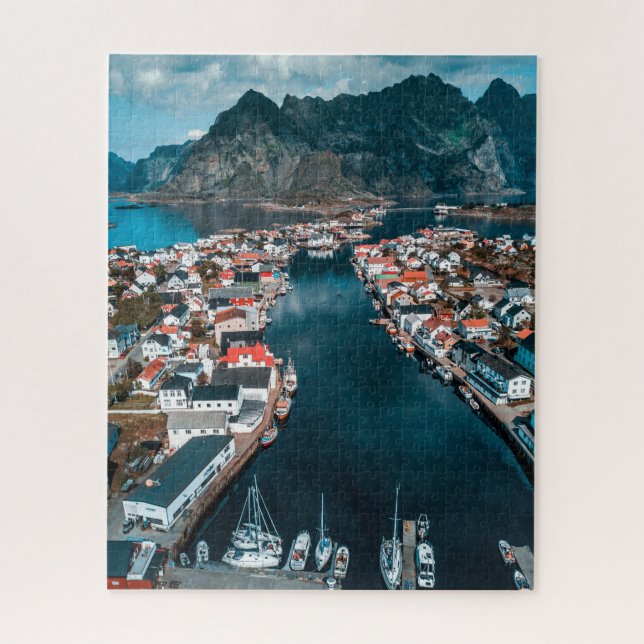 Lofoten Archipelago, Norway Waterway Jigsaw Puzzle (Vertical)
