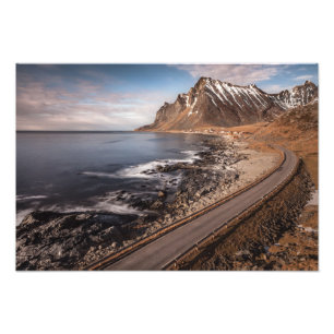 Lofoten Coastal Road Photo Print