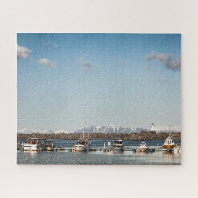 Lofoten Fishing Boats Jigsaw Puzzle (Horizontal)
