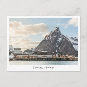 Lofoten Islands Fishing Village Postcard