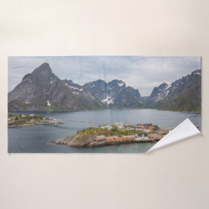 Lofoten Islands Norway Bath Towel