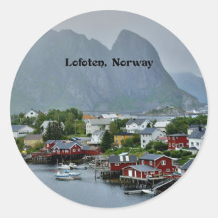 Lofoten Islands, Norway Classic Round Sticker