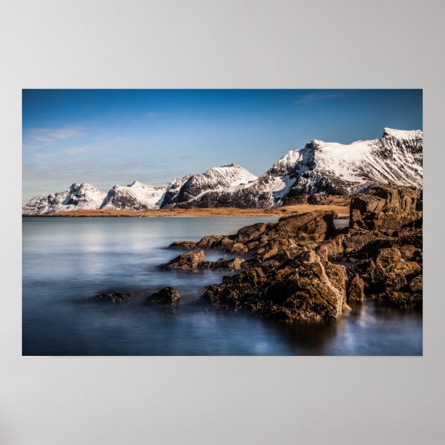 Lofoten Islands Norway Landscape Poster (Front)