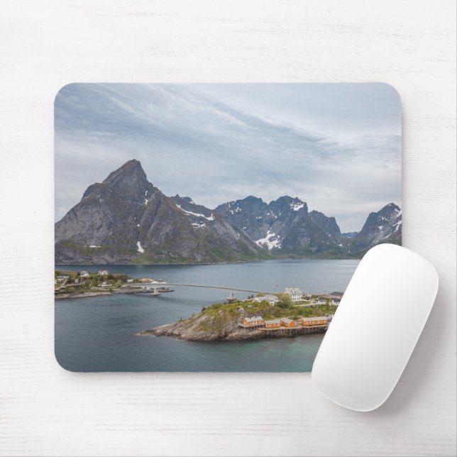 Lofoten Islands Norway Mouse Pad (With Mouse)