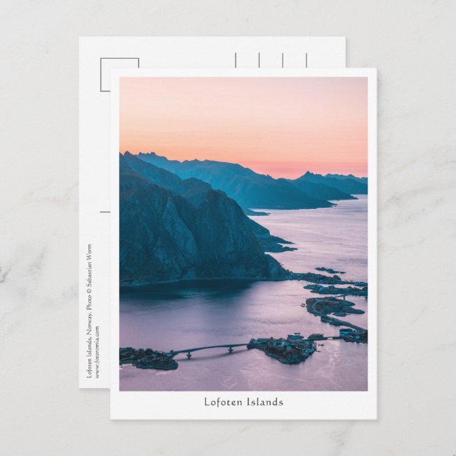 Lofoten Islands Norway Postcard (Front/Back)