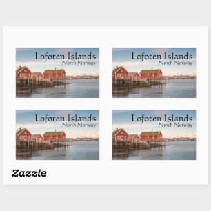 Lofoten Islands Norway Rectangular Sticker