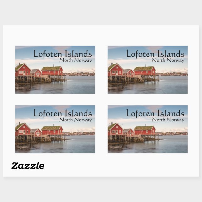 Lofoten Islands Norway Rectangular Sticker (Sheet)