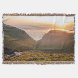 Lofoten Islands Norway Throw Blanket