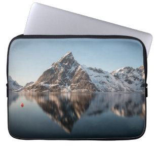 Lofoten Mountain Landscape Photo Laptop Sleeve